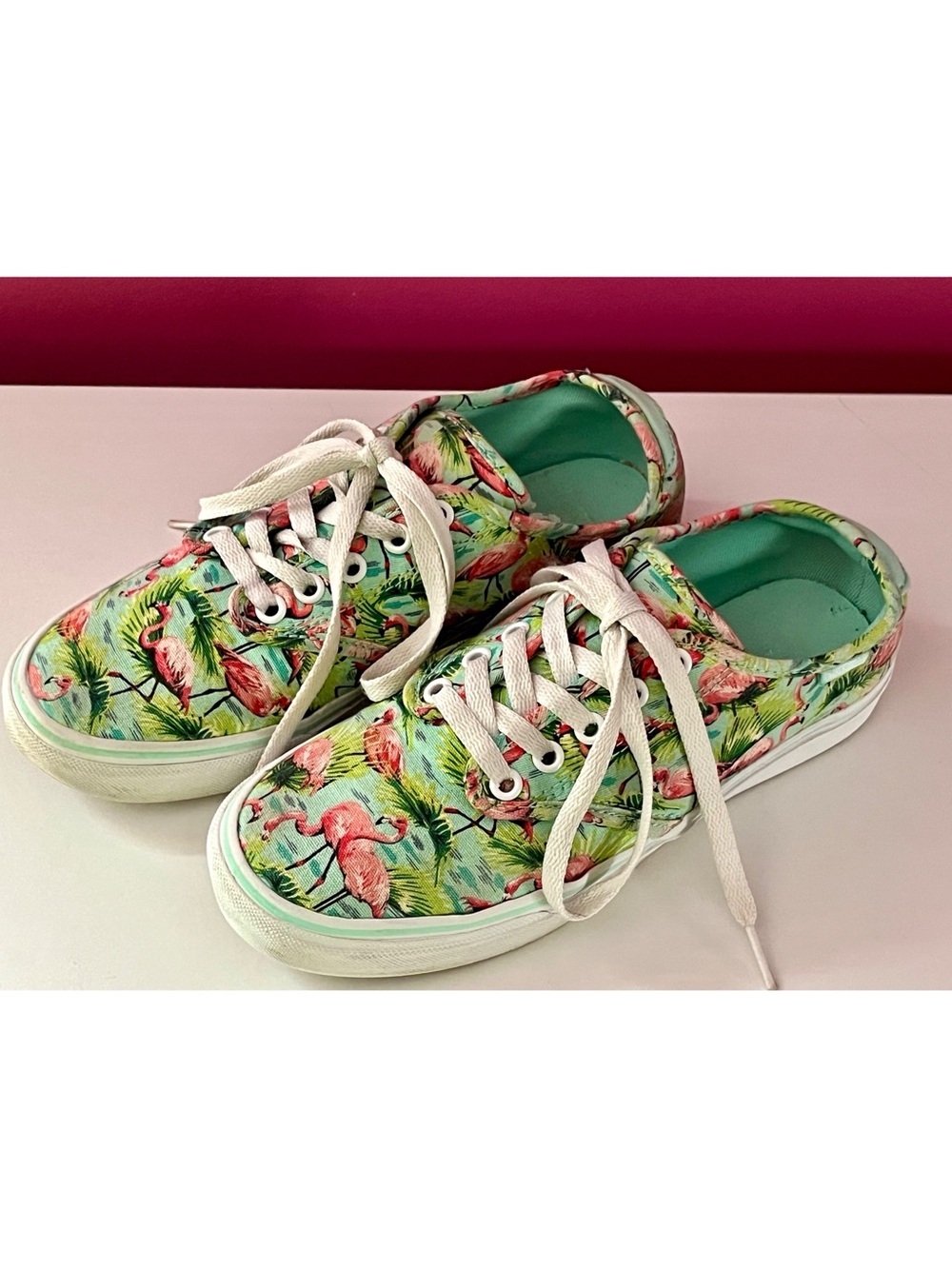 Vans x Van Doren Pink Flamingo Classic Low Top Shoes
